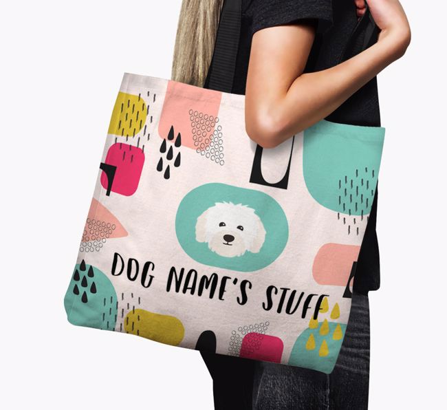 Personalized {dogsName} 'Stuff' Canvas Bag